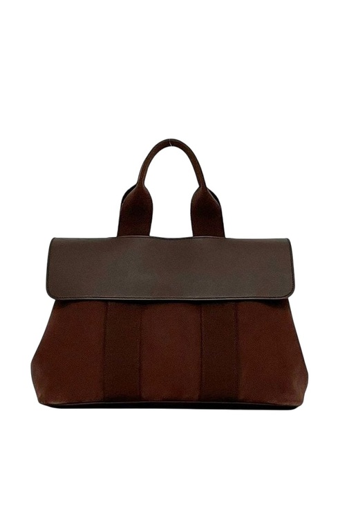 Hermes Handbags - Hermes Handbag Valparaiso PM Brown Canvas